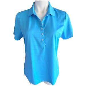 Callaway Golf Opti Dry Women's Vibrant Blue Polo Shirt Sz L